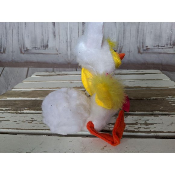 Vintage Annalee Easter Spring Duck Bunny Ears Pink - Picture 6 of 9